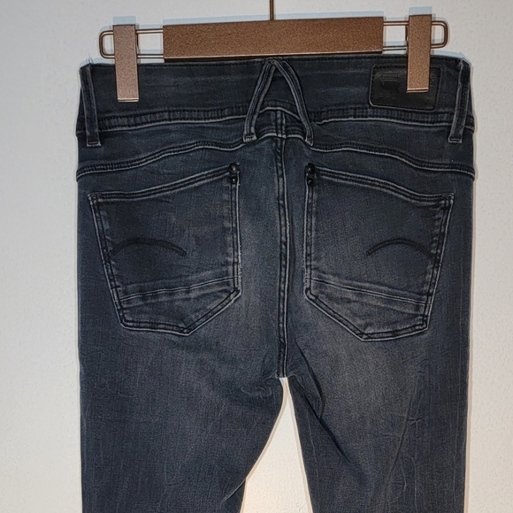 G-STAR Raw jeans. Black. LYNN mid rise. 34" inseam size 6. - Picture 8 of 10